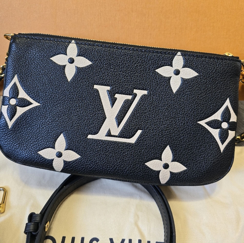 Louis Vuitton Multi Pochette Accessoires Bicolor Monogram Empreinte - Picture 7 of 17